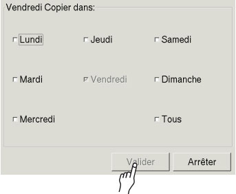 Copier fenêtre sur un autre jour